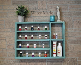 Essential Oil Shelf, Oil Shelf, Essential Oils Organizer, Essential Oil Rack, Essential Oil Storage, Wood Shelf, Hanging Shelf, Unique Gift