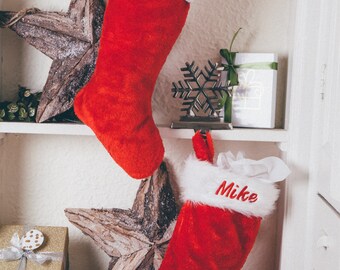 Christmas Stockings/Personalized Christmas Stockings/Embroidered Stockings