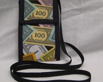 Monopoly Money Wallet Bag