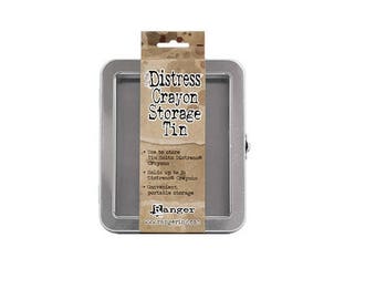 Ranger/ Tim Holtz Distress Crayon Storage Tin