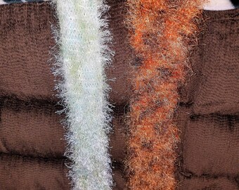 Eyelash Yarn Scarves