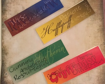 Hogwarts House Bookmarks