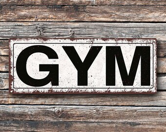 Home gym sign | Etsy
