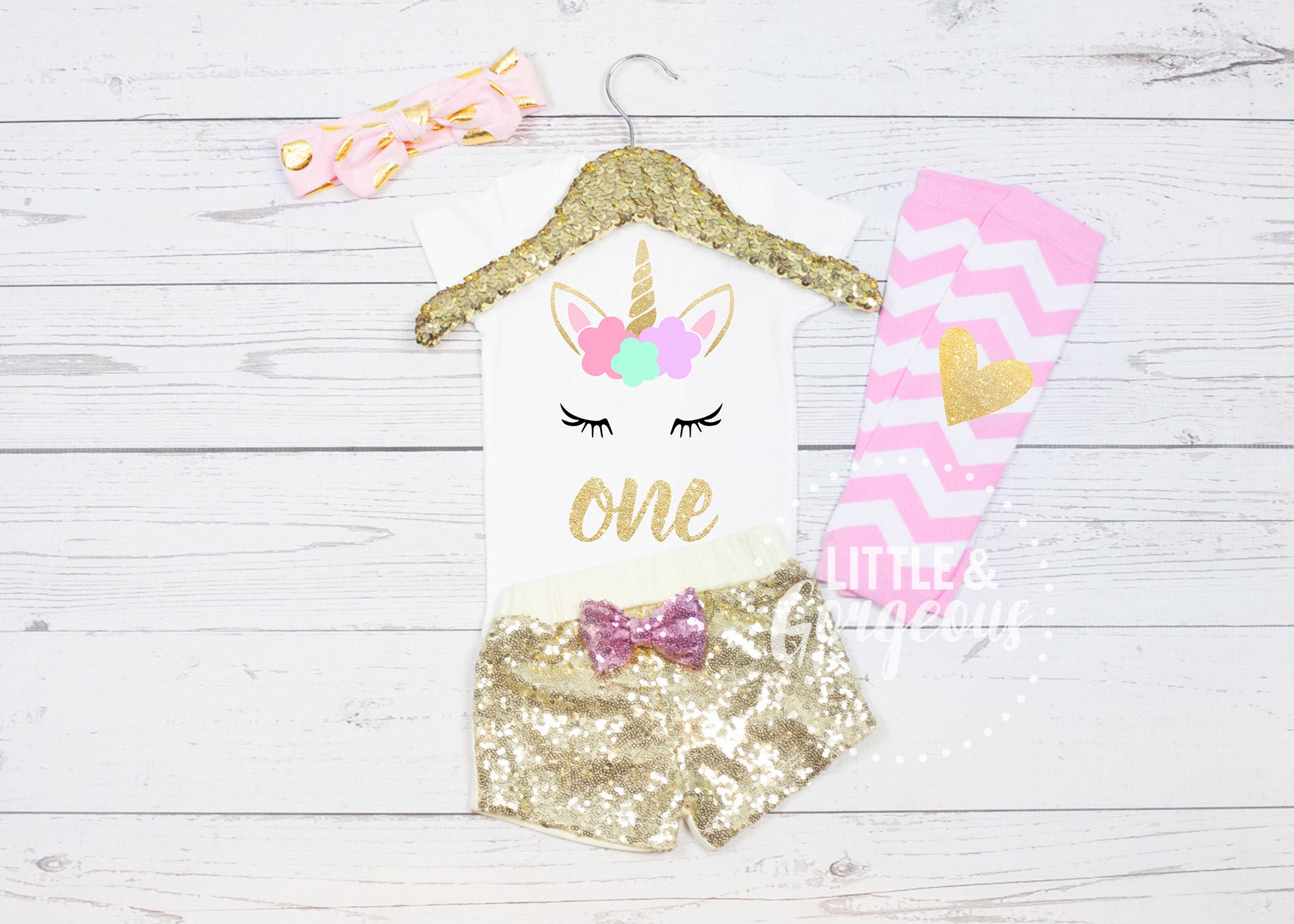 1st birthday unicorn onesie