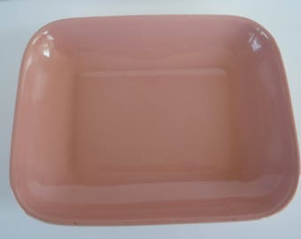 Abingdon Pottery Plate Pink Dish Tray 544