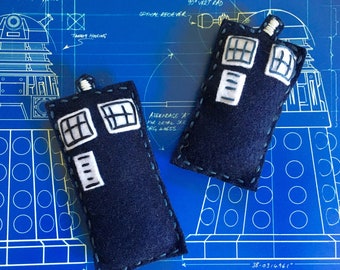 Dr. Who Tardis Cat Toy with Catnip and Jingle Bell
