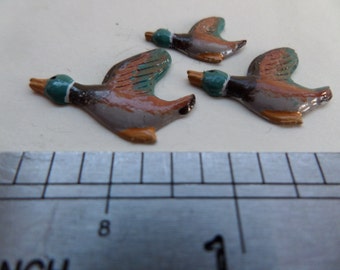 1:12th 3 x Retro Flying Ducks for the Dolls House