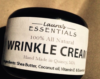 wrinkle cream All natural with essential oils, Vegan