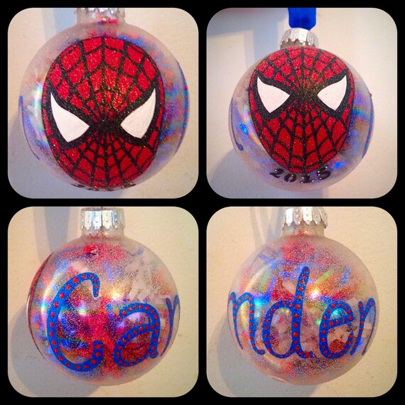 spiderman ornament diy