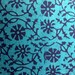 Fabric remnant, teal, Batik fabric, Indian fabric, wax prints, yardage, khadi, teal batik