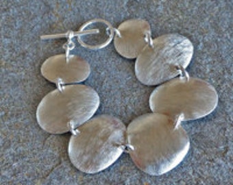 BEACH PEBBLE Sterling Silver Bracelet, silver bracelet, bracelet, silver, sterling silver