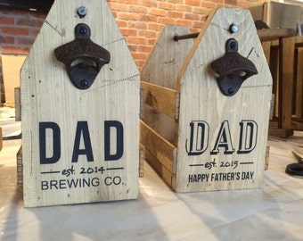 SALE 6 pack holder, beer carrier, wood beer caddy, dad gift, personalized beer caddy, dad, fathers day gift