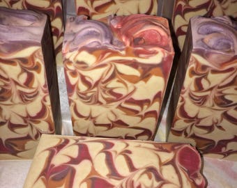Forever Red- Handmade, Cold process soap.