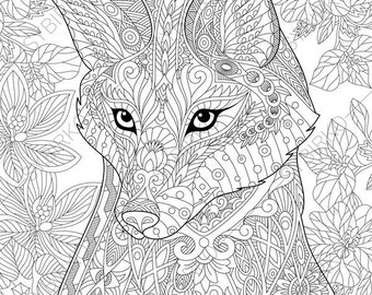 digital download print your own coloring book outline page