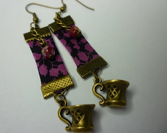 Liberty Cup of tea earrings