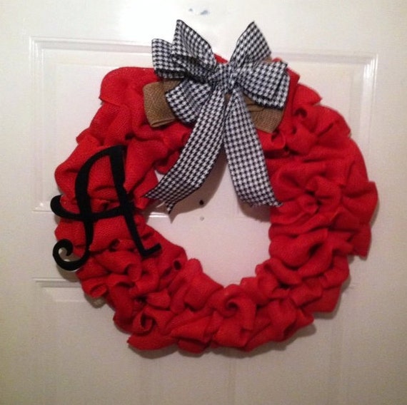 Collegiate SEC Wreath - Roll Tide Wreath - Everyday Wreath - Alabama Wreath - SEC - SEC Football - Front Door Wreath - Collegiate Sports