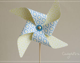 Paper Pinwheels-Mills-Spinwheel-table decoration and favors
