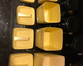Vintage MCM kitchen canister set