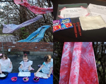 Kids' Dye Your Own Glue Resist Silk Scarf Kit, Ages 4+