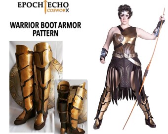 Amazon Warrior Boot Cover / Armor Pattern - Digital Download