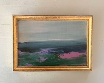 Landscape Painting- Framed- Small Painting - Original Painting- 6 x 9 approx. inch - including Frame - Collectible - Fine Art