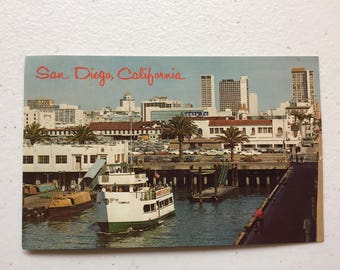 vintage San Diego, California postcards