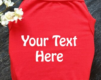 Customize Your Dog Tank, Customizable Dog Shirt