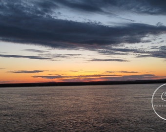Sunset on the Saint Lawrence