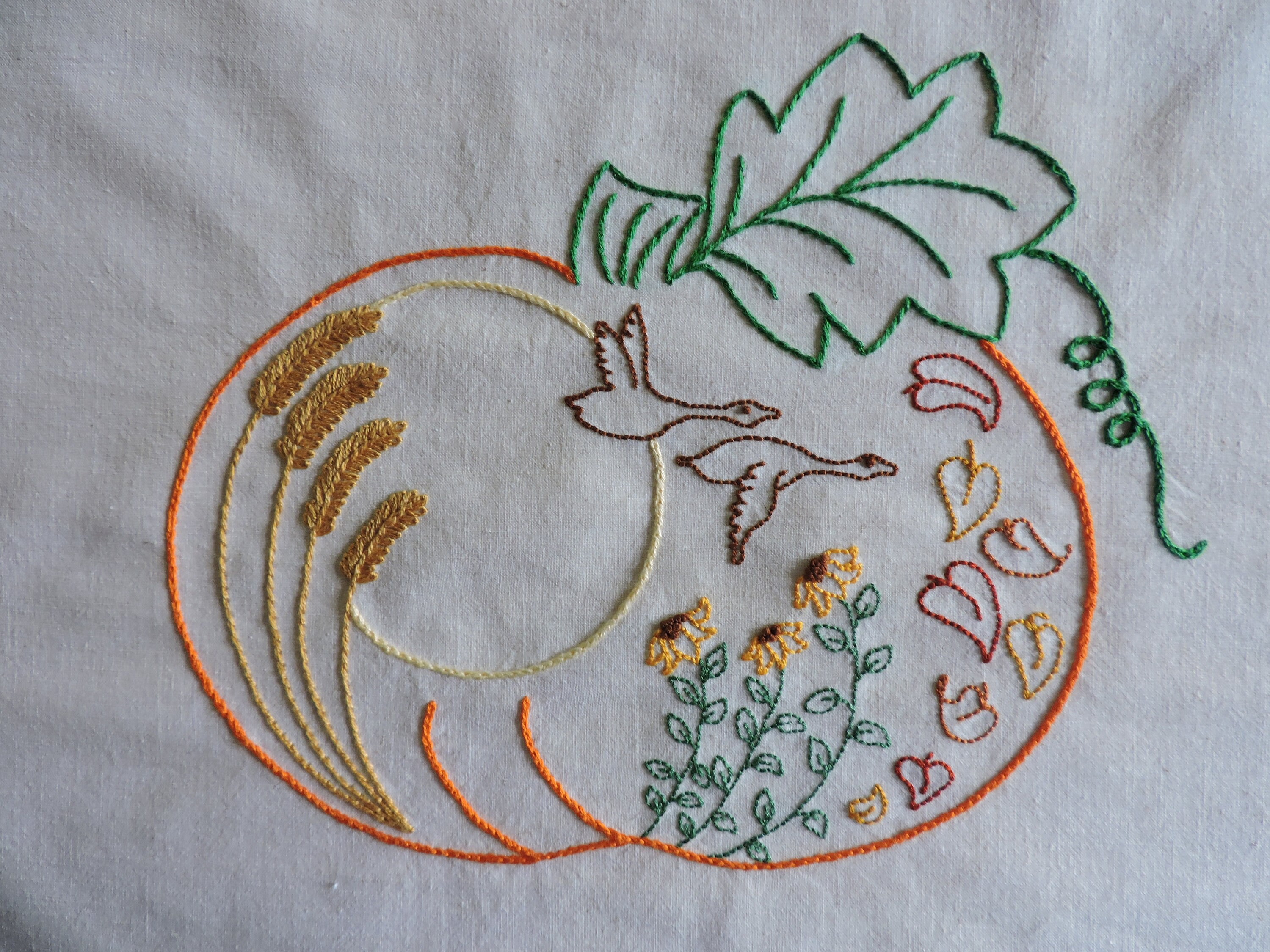 Fall Hand Embroidery Patterns | Hand Embroidery