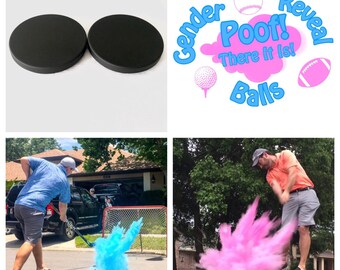 HOCKEY PUCKS Gender Reveal Puck Pack (Custom Combinations)