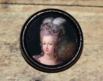Portrait French Queen MARIE ANTOINETTE Pendant or Brooch or Ring or Earrings or Tie Tack or Cuff Links
