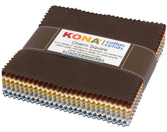 Kona Cotton Neutral Colorway Charm Pack by Robert Kaufman