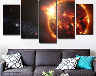 Galaxy wall art | Etsy