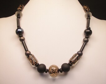 Murano Glass necklace, Venetian jewelry, sterling silver, glass necklace, Made in Italy