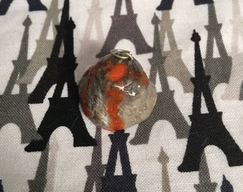 Erupting Volcano Charm Necklace