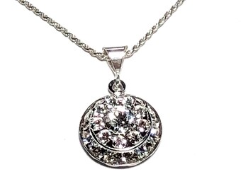 Swarovski Birthstone Necklace Diamond Birthstone Necklace April Mom/Wife Birthday Gifts Birthstone Jewelry