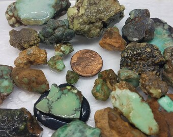 Damele Rough - Variscite/Turquoise
