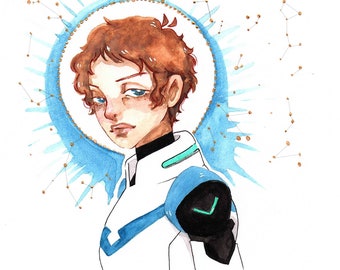 Lance Mcclain Voltron Watercolor - Print 13x18 cm