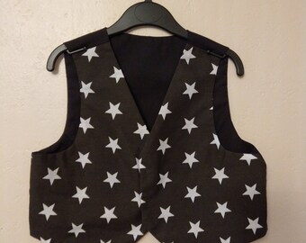 Boys waistcoat age 4 - 5 stars