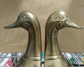 Brass Bookend book vintage dok