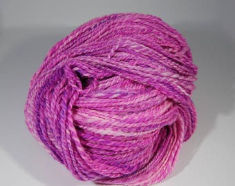 Handspun. Hand Dyed 100% Merino Wool
