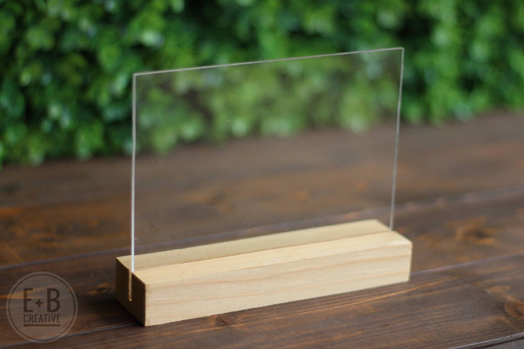 Blank Acrylic Pieces with stand