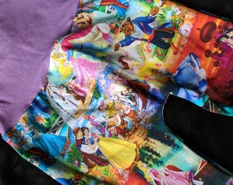 Princesse, des contes de fées, des princes, fin heureuse, Megaloones, grandir avec moi pantalon, 2 ans à 6 ans, cadeau d’anniversaire, cadeau de shower de bébé, vêtements de geek,