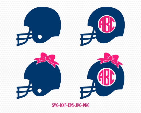 Download Helmet Monogram SVG Football Helmet SVG Football Monogram