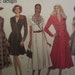 Misses Wrap Dress Vogue Pattern 2988 Sizes 8, 10 and 12