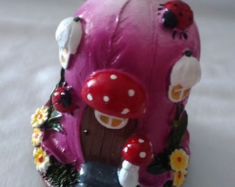 Miniature Flower Petal Fairy House
