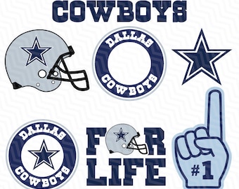 Dallas Cowboys SVG File, American Football, Football Svg files, Cricut, Silhouette Cut File, Vector Cut File, Logo, Instant Download