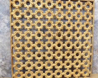 19 x 19 Cast Iron Ornamental Grate Decorative Panel Architectural Salvage a, Register Cover, Architectural Salvage Grate, Vent