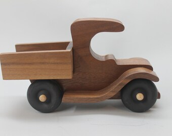 Toy pickup truck, walnut
