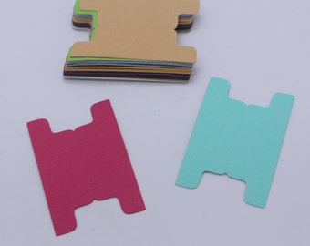 ONGLET, découpe papier cardstock, fourniture fait main, embellissement multicolore, scrapbooking, carterie, forme géométrique